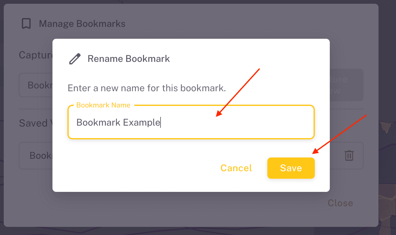 Rename a bookmark